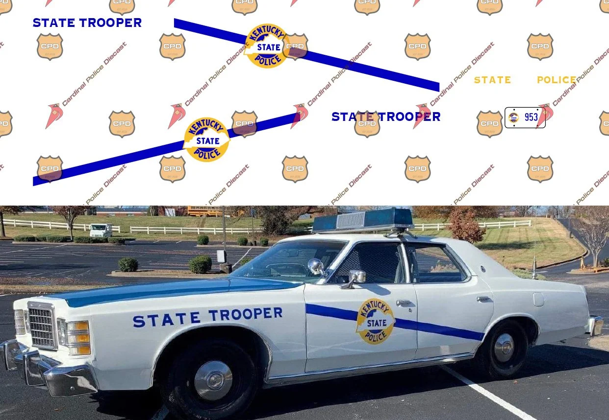 Kentucky State Police Classic — Cardinal Police Diecast